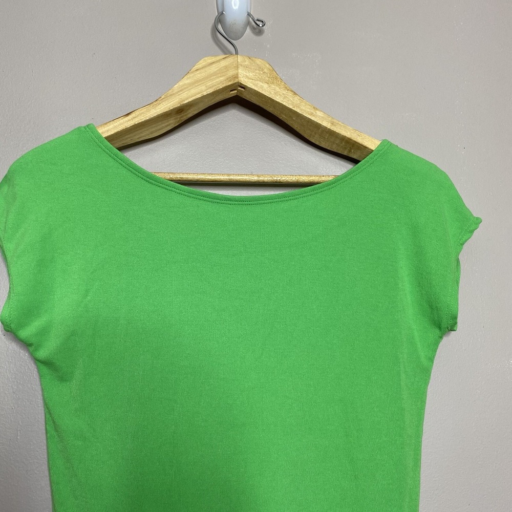 Free People Beach Rosalia Low Back‎ Mini Dress Green Size L - Picture 5 of 13